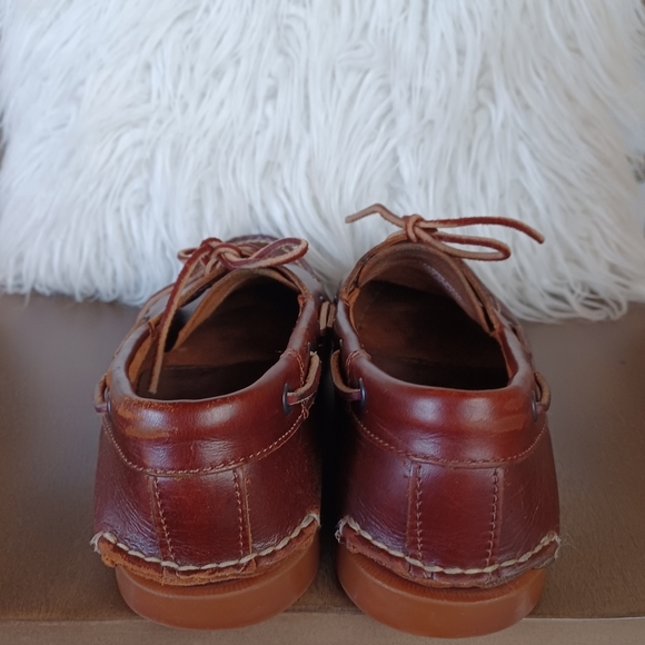 TIMBERLAND MEN'S CLASSIC LEATHER BOAT SHOES SZ: 8.5 - Picture 6 of 7